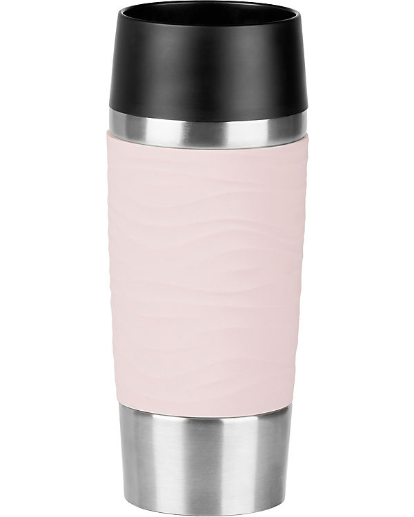 Emsa „Isolierbecher Travel Mug „“Waves““ 0,36l“ hellrosa | 04009049526461 Emsa „Isolierbecher Travel Mug „“Waves““ 0,36l“ hellrosa | 04009049526461