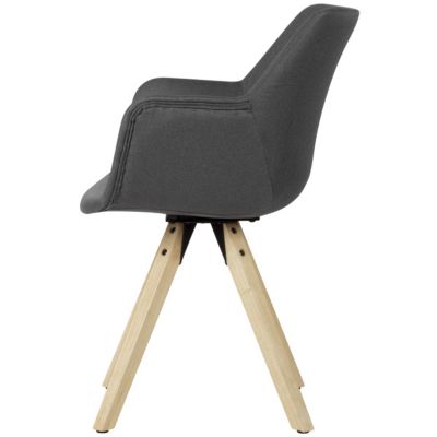 2er Set Esszimmerstühle mit Armlehnen Küchenstühle Modern mit