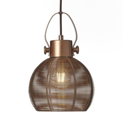 Sambo Pendelleuchte 3flg Reihe braun/Kaffee, braun, Brilliant | yomonda