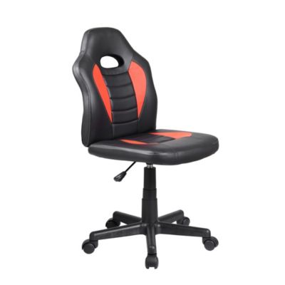 MIDORI Gaming Stuhl Drehstuhl Sportsitz Chefsessel Bürostuhl Kissen schwarz rot