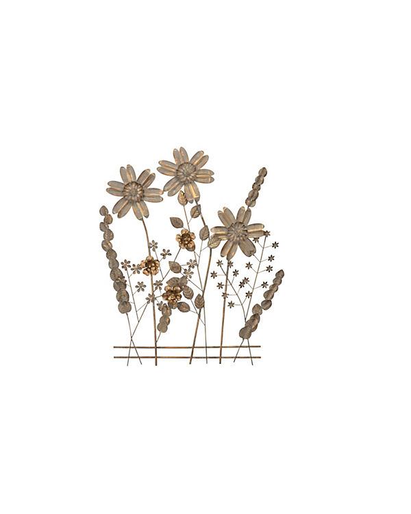 Wanddekoration Blumenwiese gold | 04046884068091 Wanddekoration Blumenwiese gold | 04046884068091