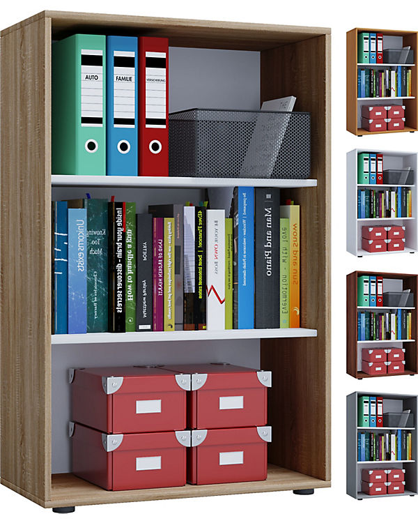 VCM Holz Büro Stand Regal Bücher Ordner Aktenregal Ordnerregal Bücherregal Lona 3f hellbraun | 04051814370816 VCM Holz Büro Stand Regal Bücher Ordner Aktenregal Ordnerregal Bücherregal Lona 3f hellbraun | 04051814370816