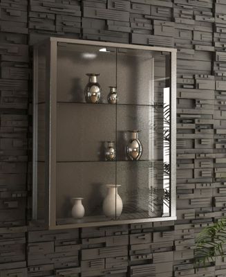 Wandvitrine Sammelvitrine Glasvitrine Wand Vitrine Regal Schrank Glas
