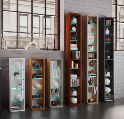 Regal DVD CD Rack Möbel Aufbewahrung Holzregal Standregal Möbel