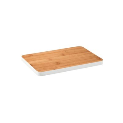 BAMBOO Schneidebrett Bambus,, weiß, BUTLERS | yomonda Schneidebrett „Kombi“, 39,5x28 cm, weiß