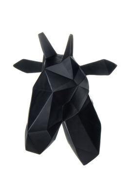 Dekoobjekte Wanddeko Giraffe 110 Schwarz