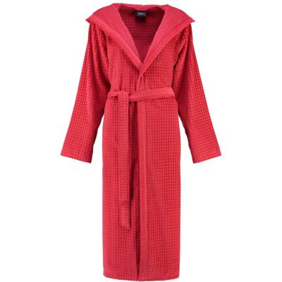 bademantel damen lang rot