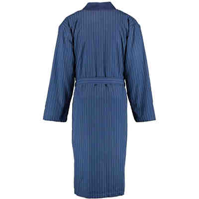 Bademantel Herren Kimono Jacopo marine blau - 001 Bademäntel