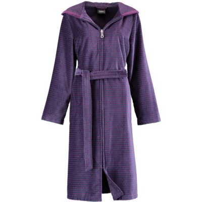 bademantel damen reissverschluss kapuze