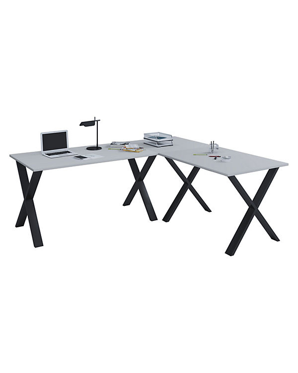 VCM Eckschreibtisch Schreibtisch Computer Winkeltisch Lona 80 X Schwarz grau | 04051814399213 VCM Eckschreibtisch Schreibtisch Computer Winkeltisch Lona 80 X Schwarz grau | 04051814399213