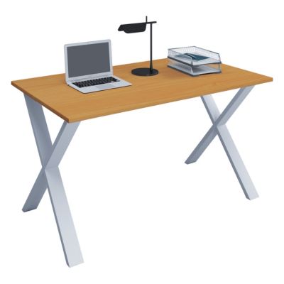Schreibtisch Computertisch Büromöbel PC Tisch Bürotisch aus Holz und Stahl #2088 