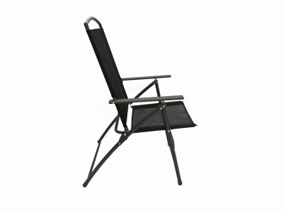 2er-Set Gartenstuhl Stühle Stuhl Metall Textilene klappbar verstellbar