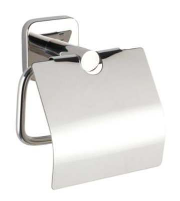 Toilettenpapierhalter Papierrollenhalter WC-Rollenhalterung mit Deckel Edelstahl 