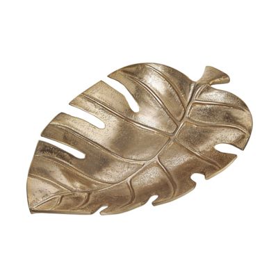 GOLDEN NATURE Deko Schale Monstera L 30 x B 20cm Dekoschalen