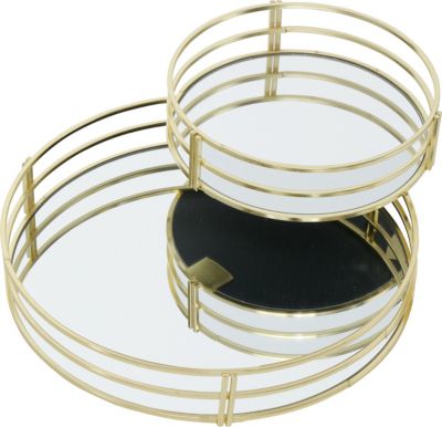 2-tlg. Set Dekotablett "Sino", H5 cm