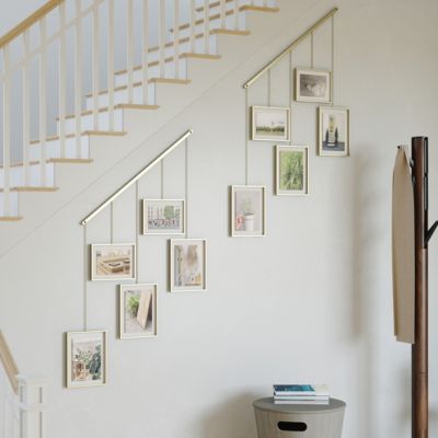 5 tlg. Bilderrahmen-Set "Exhibit Foto Collage", bronze, umbra | yomonda