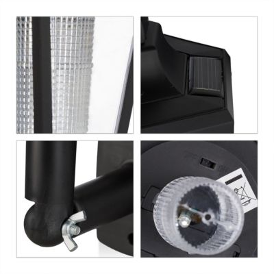 4 x Solar Wandlaterne, LED Solarlicht, Solarlaterne Garten ...