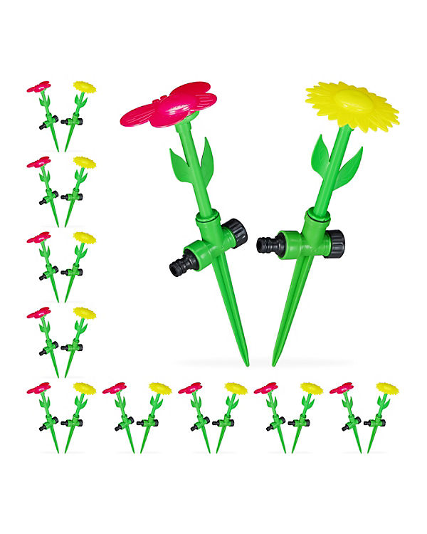 relaxdays 20 x Sprinkler Blume mehrfarbig | 04052025282707 relaxdays 20 x Sprinkler Blume mehrfarbig | 04052025282707
