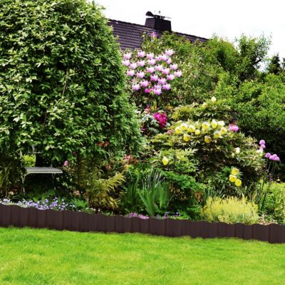 Rasenkante flexibel hoch, grün, relaxdays | yomonda