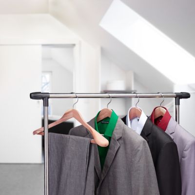 40 x Anzugbügel Zedernholz, Garderobenbügel Holz, Sakkobügel Hosensteg