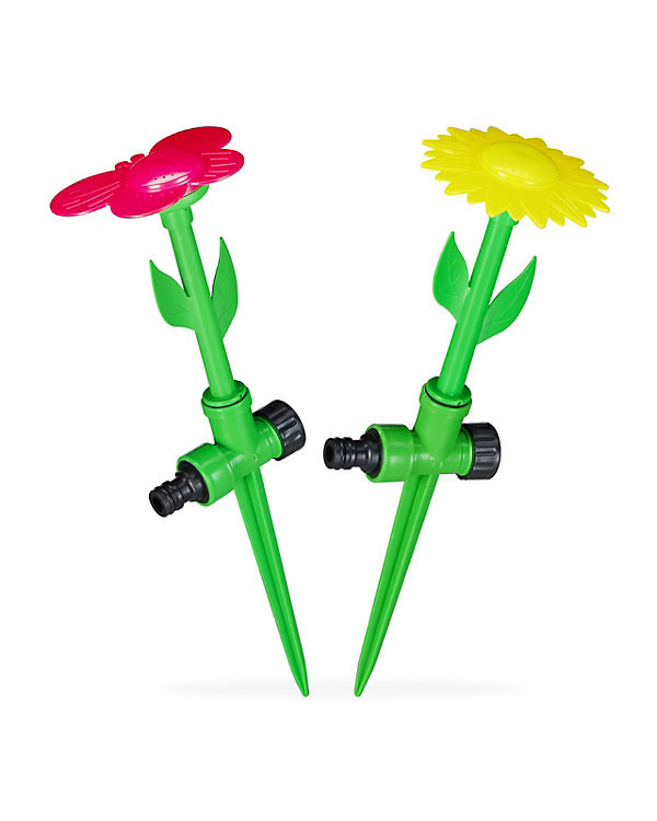 relaxdays Sprinkler Blume 2er Set mehrfarbig | 04052025254391 relaxdays Sprinkler Blume 2er Set mehrfarbig | 04052025254391