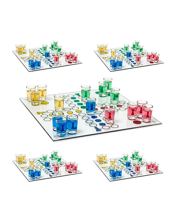 relaxdays 5x Würfel-Trinkspiel transparent | 04052025111250 relaxdays 5x Würfel-Trinkspiel transparent | 04052025111250