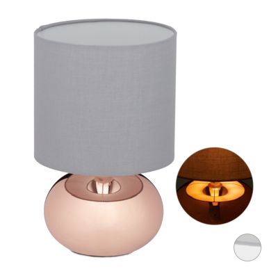 Nachttischlampe Touch Bronze Relaxdays Yomonda