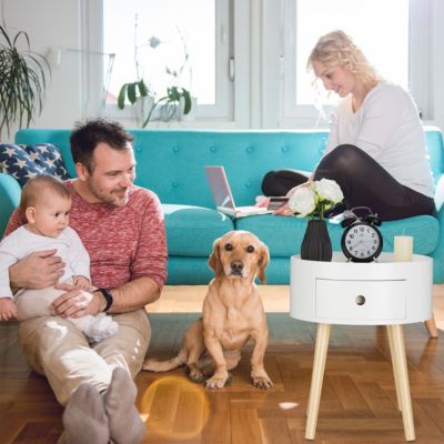 Beistelltisch mit Schublade 2