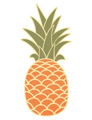 Wandtattoo Ananas Als Susse Frucht Obst Wandtattoos Orange Dekodino Yomonda