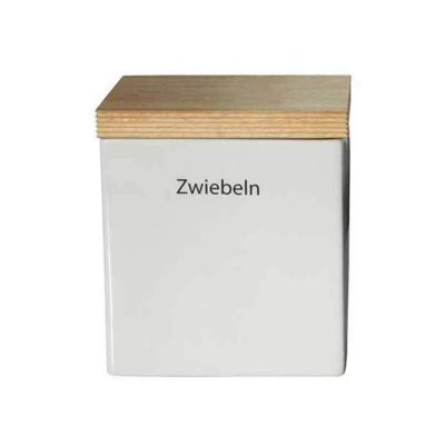 Vorratsdose mit Holzdeckel Vorratsdose mit Holzdeckel, weiß, Continenta Vorratsdose mit Holzdeckel Vorratsdose mit Holzdeckel, weiß, Continenta