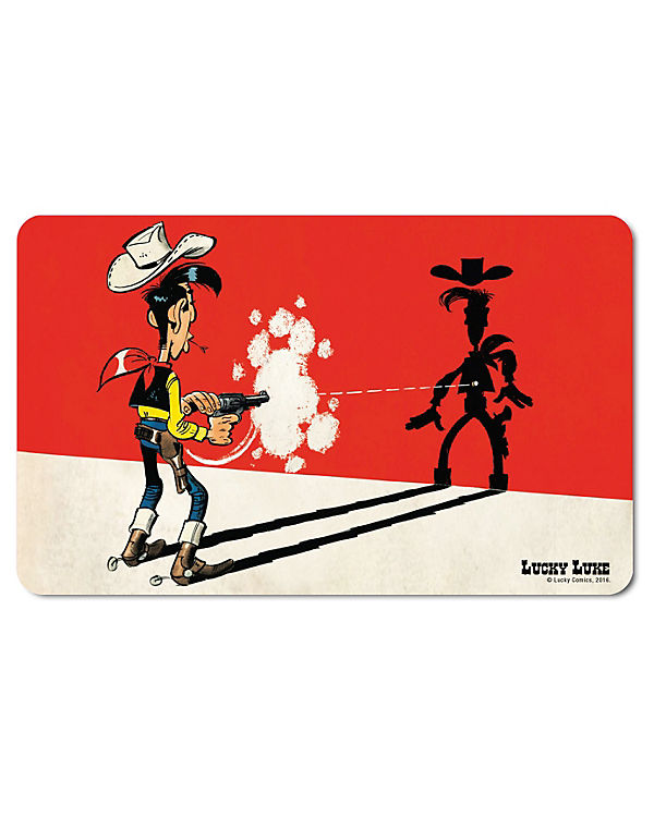 Logoshirt® Lucky Luke Schatten – Frühstücksbrettchen mehrfarbig | 04045846335578 Logoshirt® Lucky Luke Schatten – Frühstücksbrettchen mehrfarbig | 04045846335578