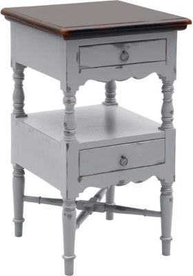 Beistelltisch mit Schubladen, 55x41x100cm, braun, SIT | yomonda