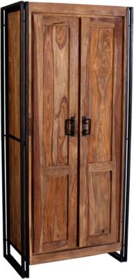 Dielenschrank, 80x45x180cm, braun, SIT | yomonda