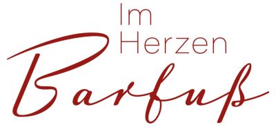 Wandtattoo Im Herzen barfuß, rot, dekodino yomonda