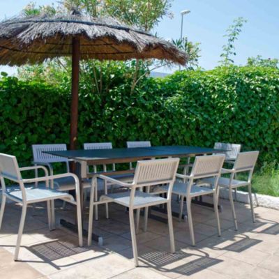 Gastrotisch 120x80 anthrazit/anthrazit Säulentisch, grau | yomonda