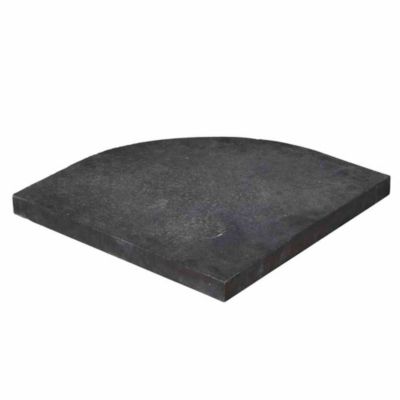 Siena Garden Celona Platte 22,5 kg Bodenplatte schwarz