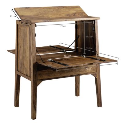 Sideboard 90 x 107 x 56 cm Kommode Sheesham Massivholz Highboard 1