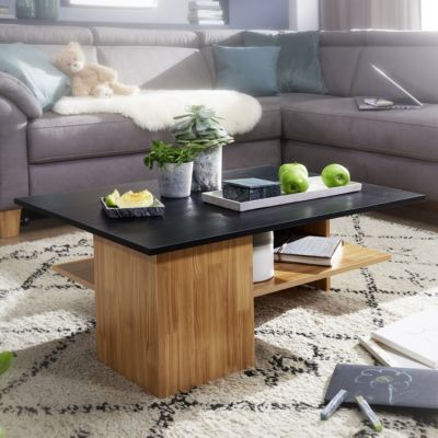 Couchtisch 90x60 cm Wohnzimmertisch Sofatisch mit Ablage Design Tisch