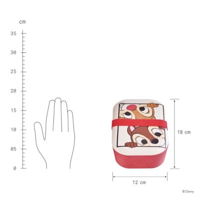 DISNEY Lunchbox Chip 'n' Dale L 18 x B 12cm, rot, BUTLERS | yomonda