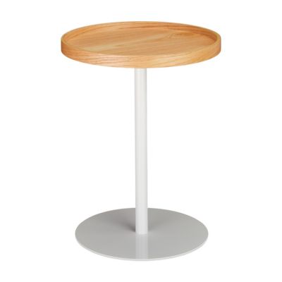 Beistelltisch Holz Metall, weiß, relaxdays | yomonda