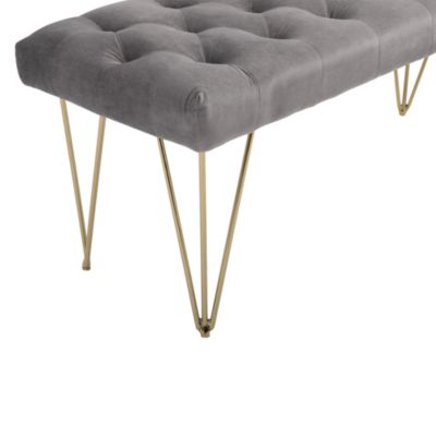 Sitzbank im eleganten Design, grau, HOMCOM | yomonda