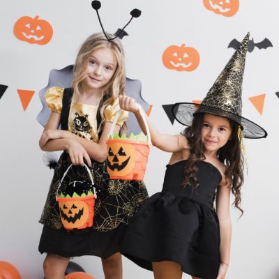 2 x Spinnenkostüm für Kinder Halloween Mädchen Kostüm Kinderkostüm
