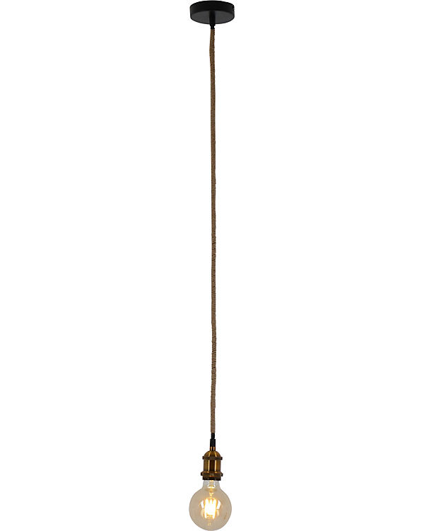 Näve „Pendelleuchte „“Ontario, mit Hanfseil, L100cm“ bronze | 04003222877555 Näve „Pendelleuchte „“Ontario, mit Hanfseil, L100cm“ bronze | 04003222877555