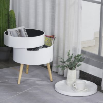 Beistelltisch mit Stauraum, braun, HOMCOM | yomonda