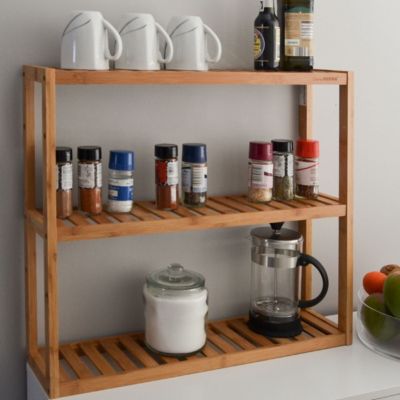 Bambus Badregal mit 4 Fächern Holz Bad Regal, beige, Dune Design® | yomonda