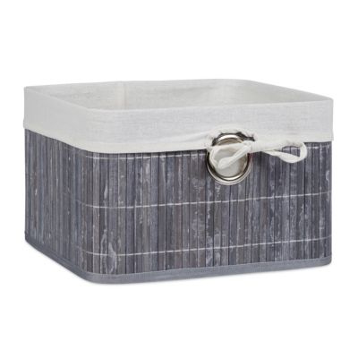 2 x Aufbewahrungskorb Dekokorb Regalkorb Schrankkorb Stoffkorb Deko