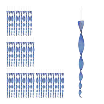 48 x Vogelabwehr Spirale blau