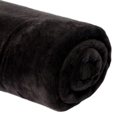 Dune Design® Microfaserdecke Oslo 140x200cm Schwarz schwarz Gr. 140 x 220 | 04057216012972