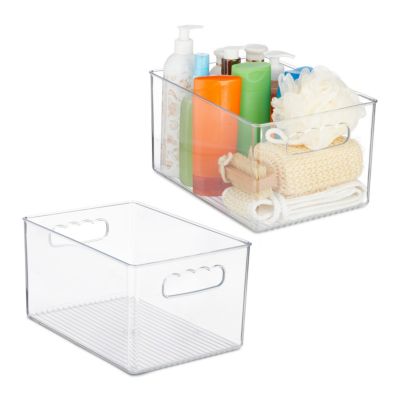 2 x Küchen Organizer Kühlschrank Aufbewahrungsbox Küchenordnungshelfer