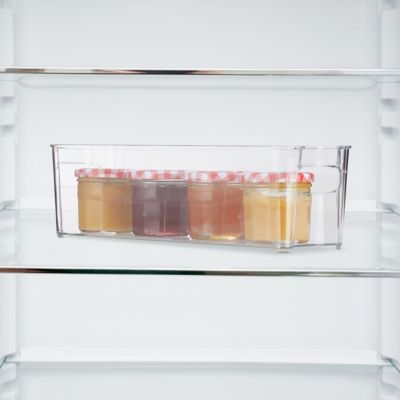 4 x Kühlschrank Organizer transparent, Küchenschrank
